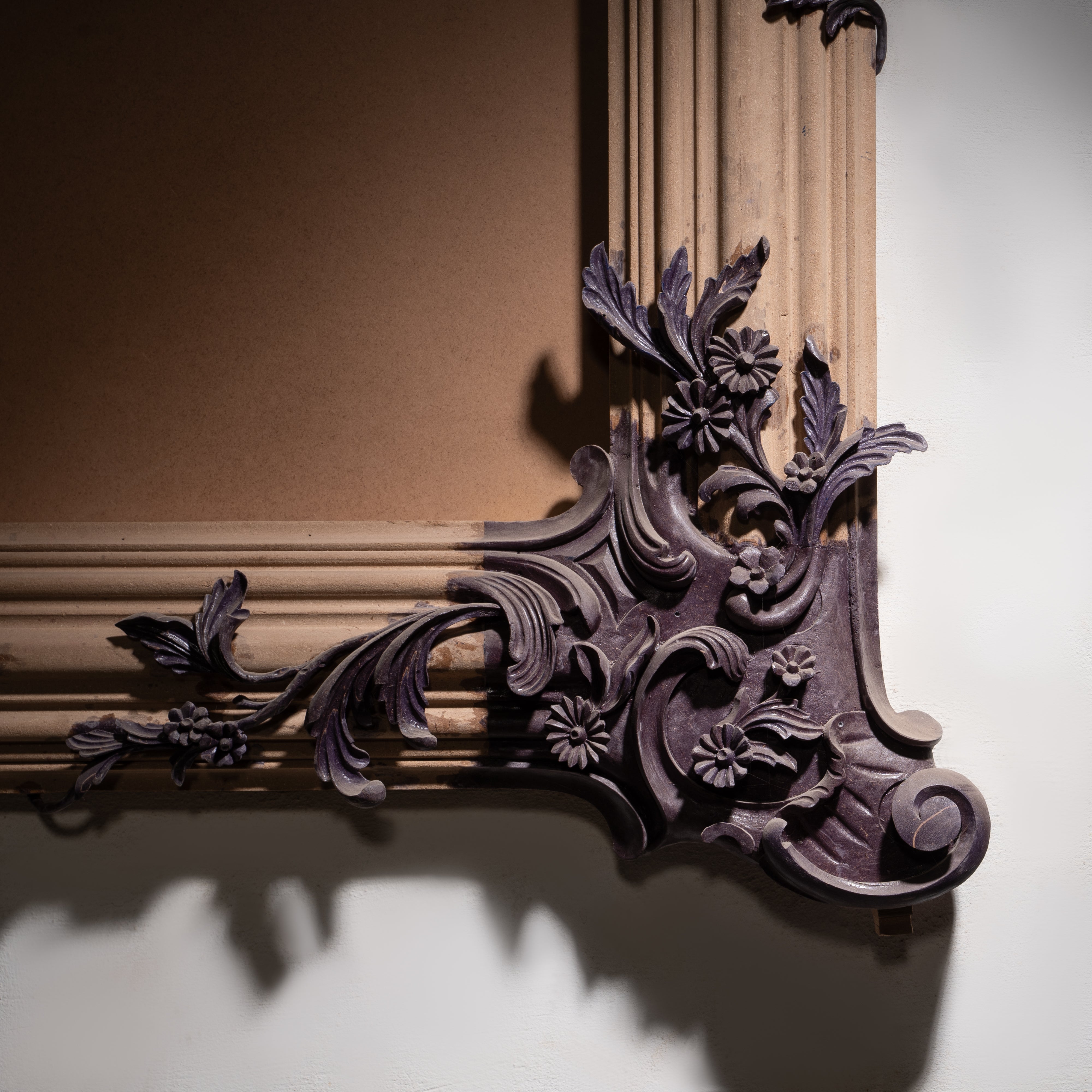 Rococo Revival Style Elaborately Carved Wall Mirror