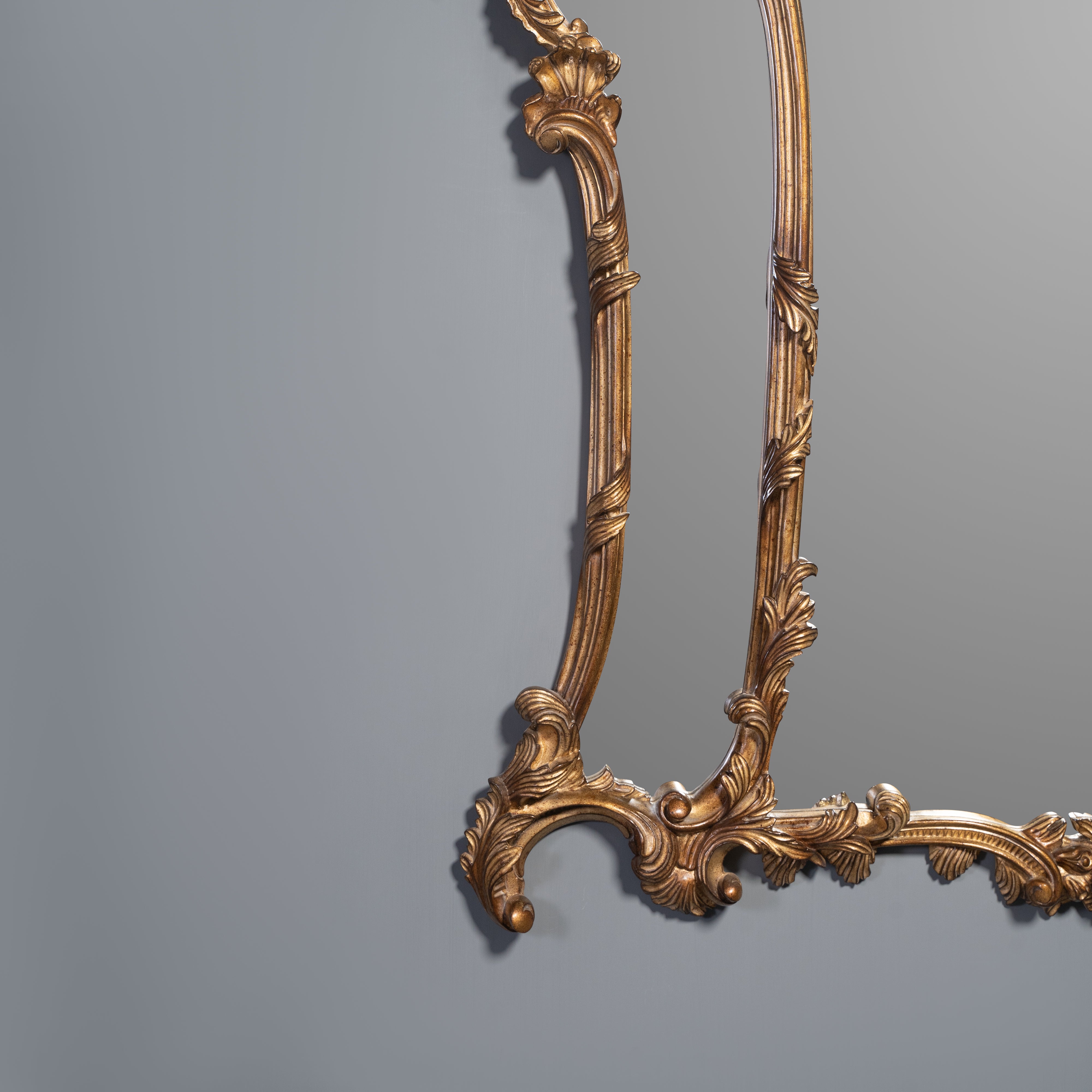 Rococo Revival Style Gilt Wall Mirror