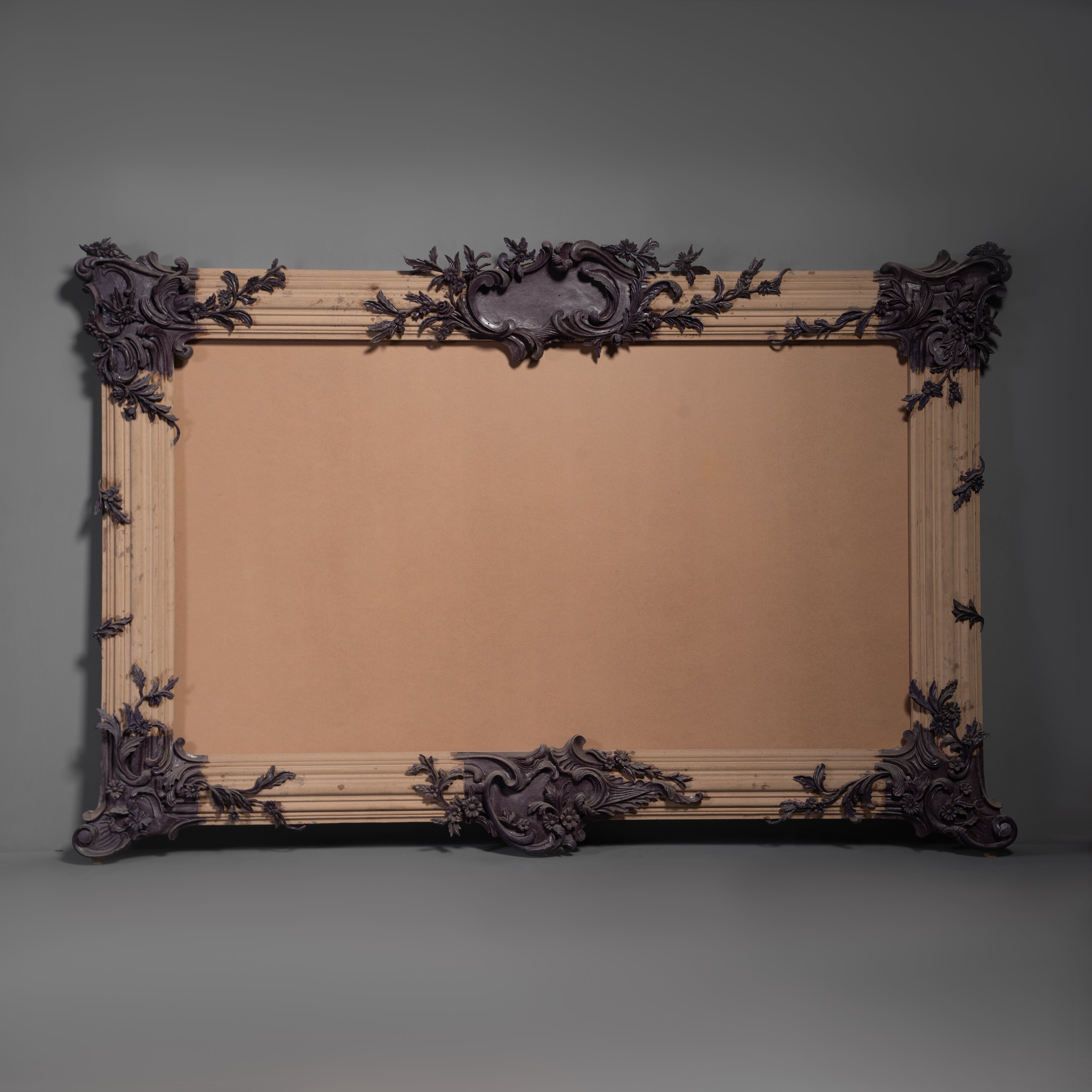 Rococo Revival Style Elaborately Carved Wall Mirror