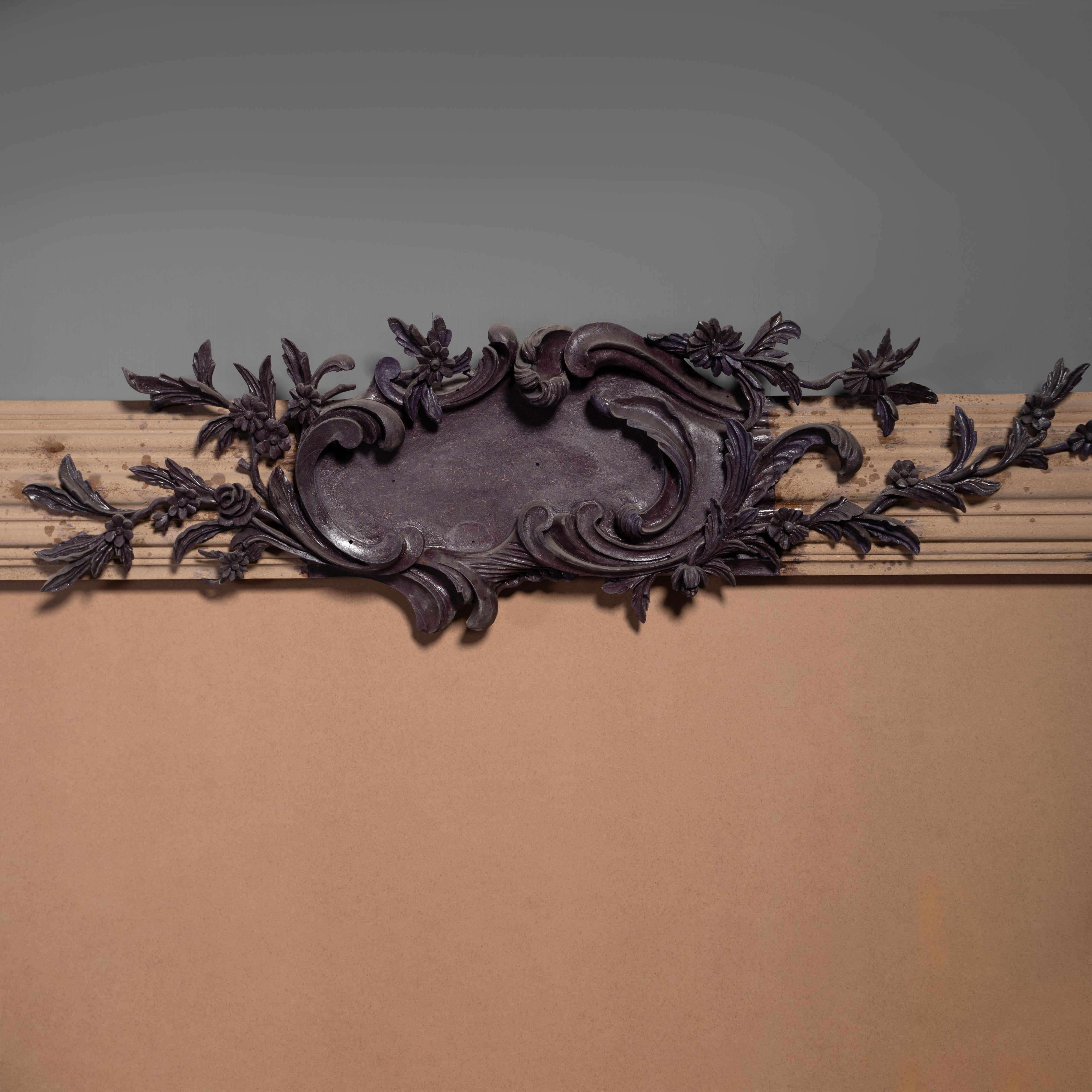 Rococo Revival Style Elaborately Carved Wall Mirror