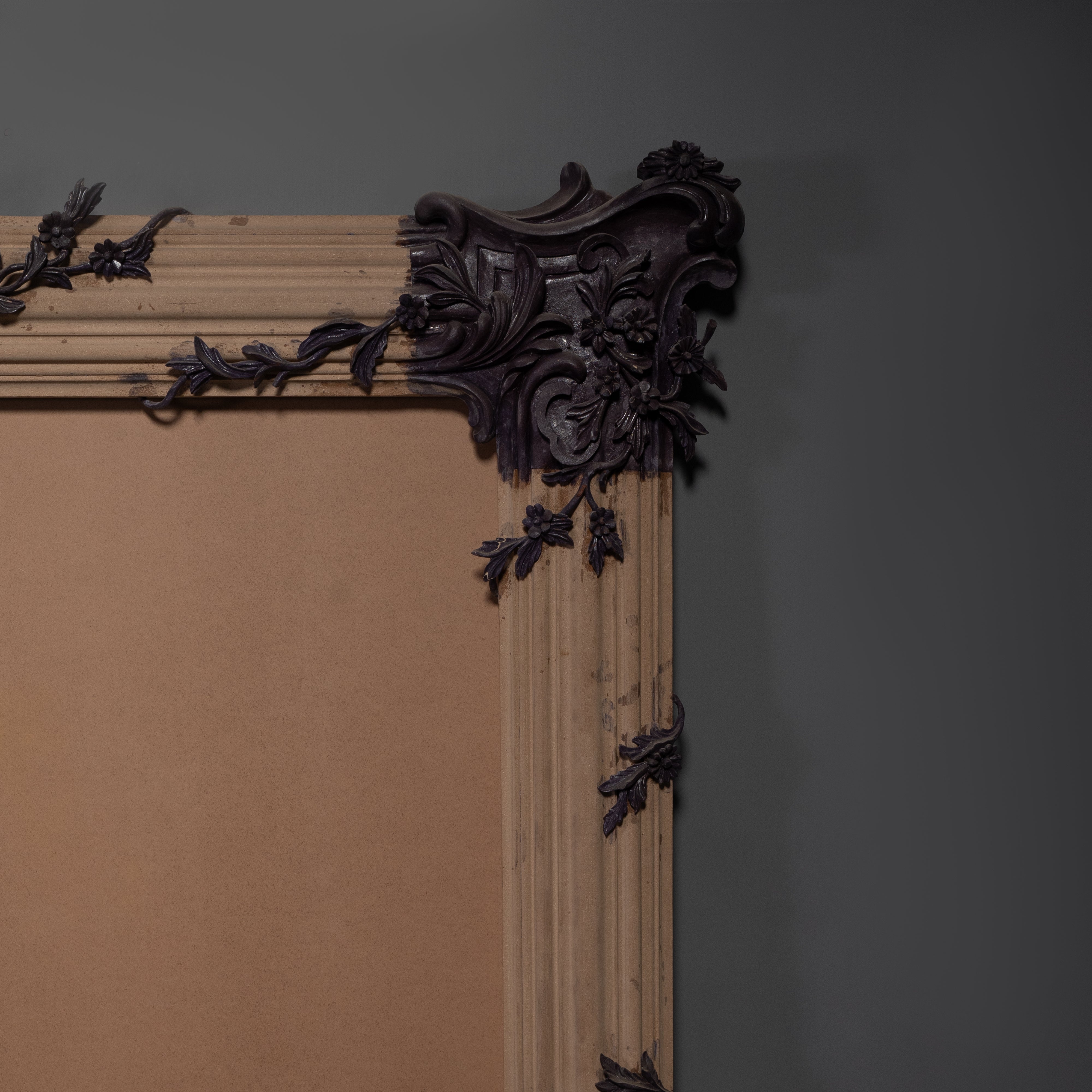 Rococo Revival Style Elaborately Carved Wall Mirror