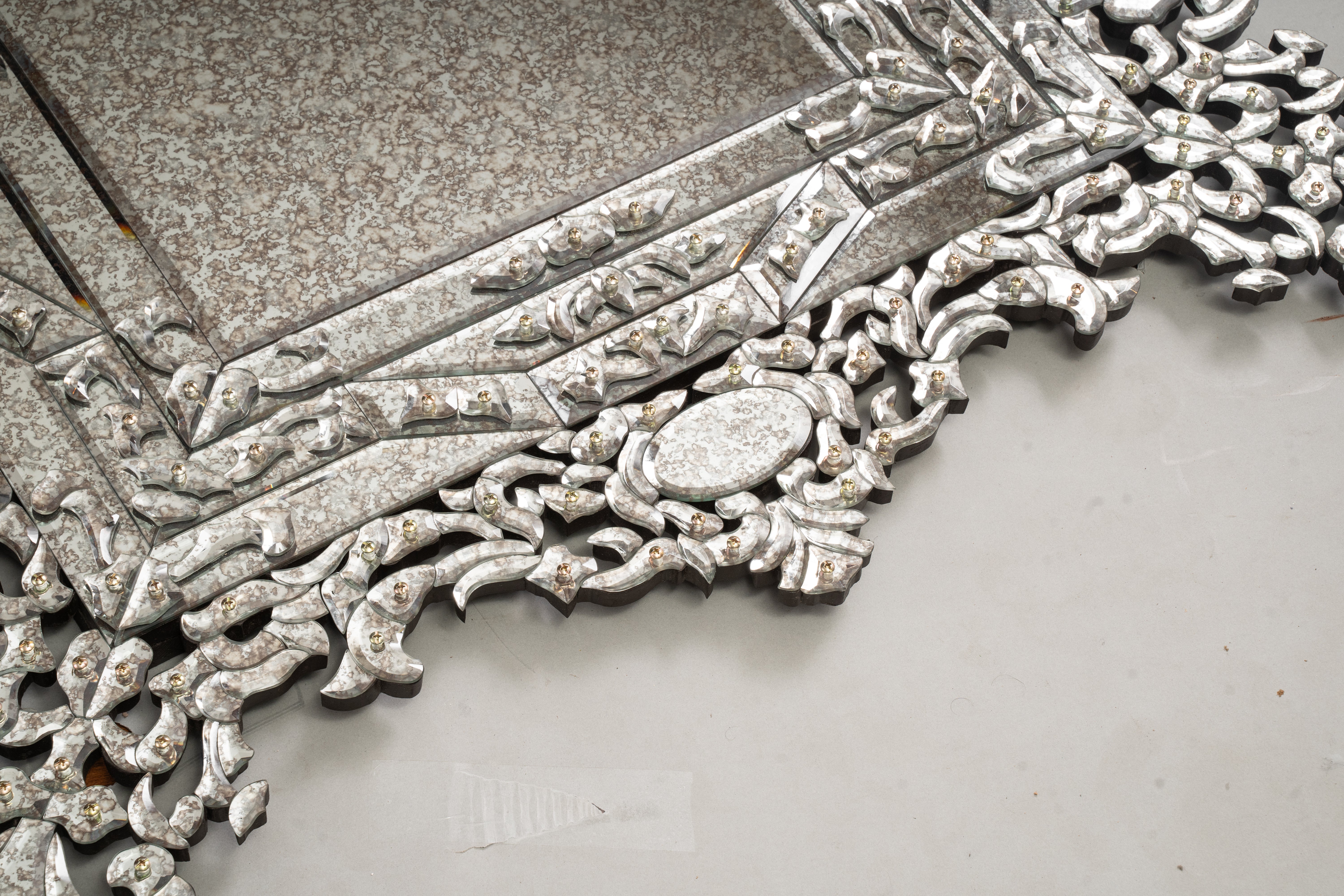 Marano Mirror with Intricate Carved Detailing